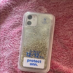 On Running Silver Glitter Phone Case for iPhone